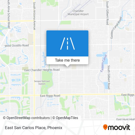 Mapa de East San Carlos Place