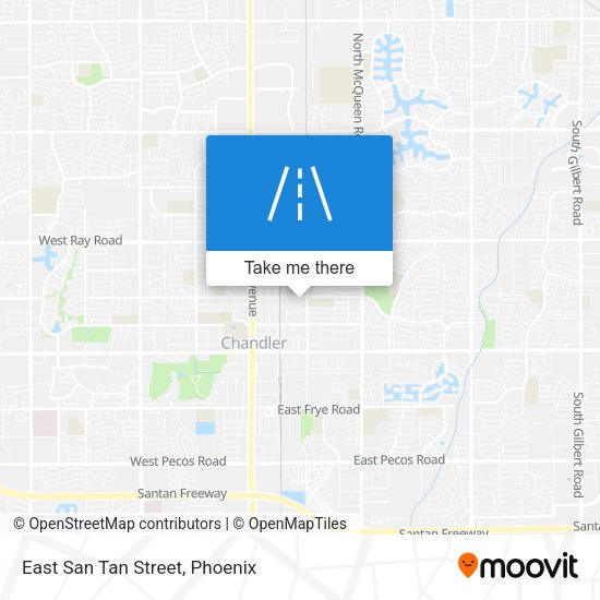 East San Tan Street map