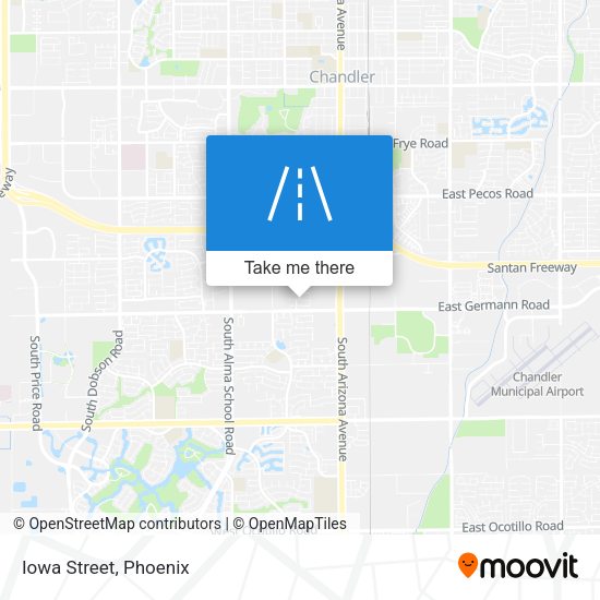 Mapa de Iowa Street