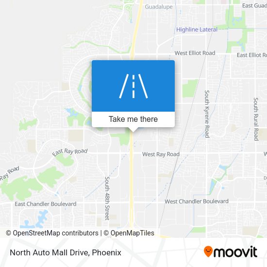 North Auto Mall Drive map