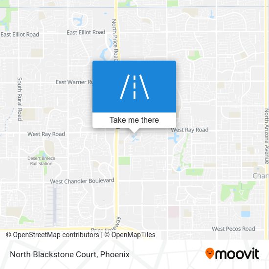 North Blackstone Court map