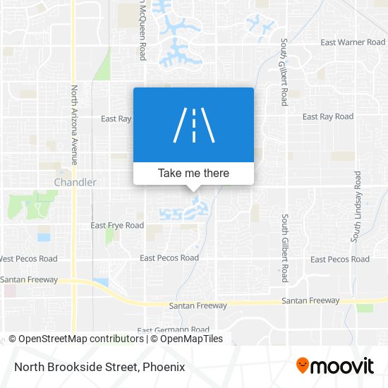 Mapa de North Brookside Street