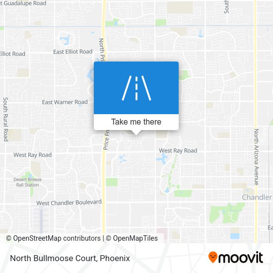 Mapa de North Bullmoose Court