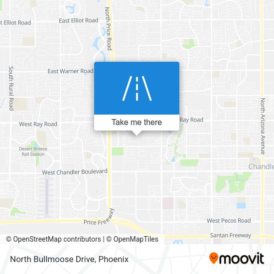 Mapa de North Bullmoose Drive
