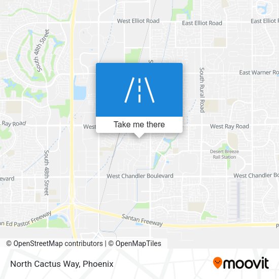 Mapa de North Cactus Way