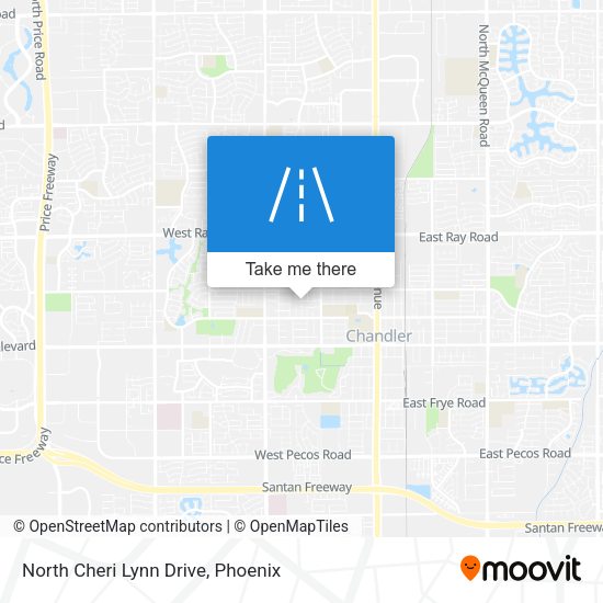 North Cheri Lynn Drive map