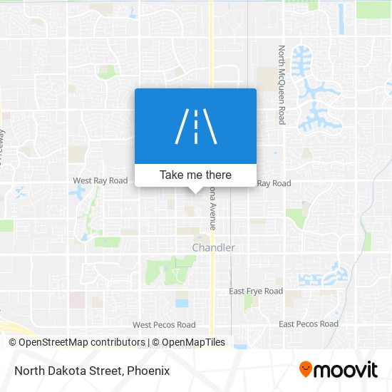 North Dakota Street map