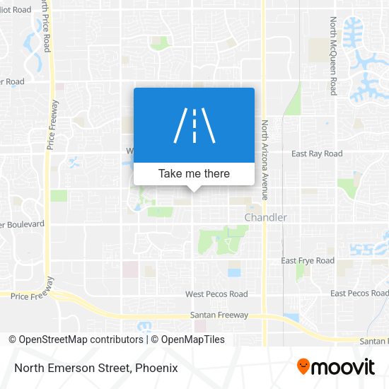 Mapa de North Emerson Street