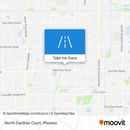 North Gardner Court map