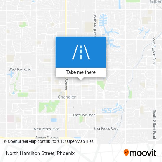 North Hamilton Street map