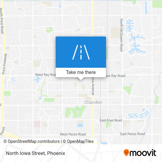 Mapa de North Iowa Street