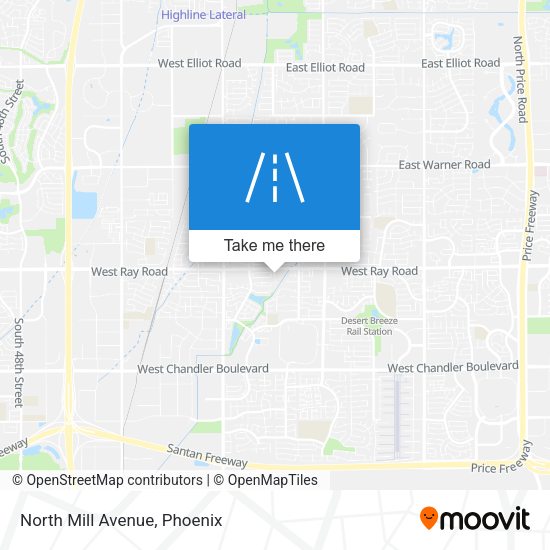 Mapa de North Mill Avenue