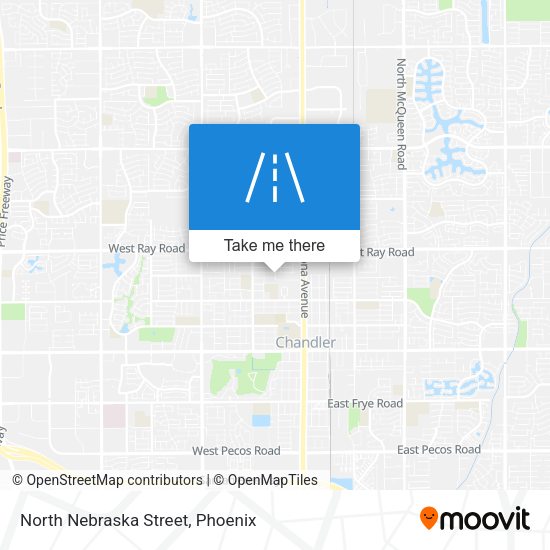 Mapa de North Nebraska Street
