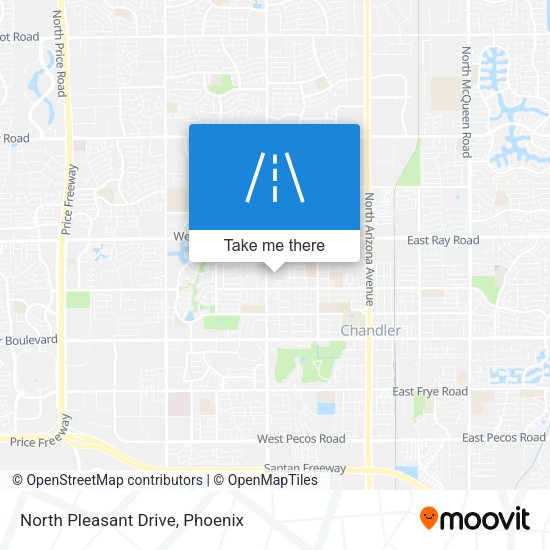 North Pleasant Drive map
