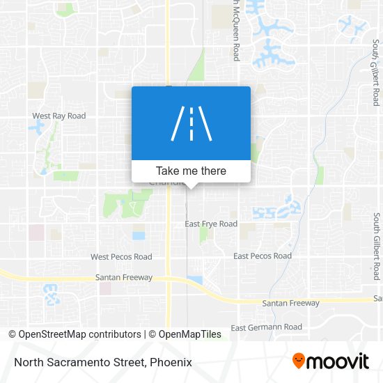 Mapa de North Sacramento Street
