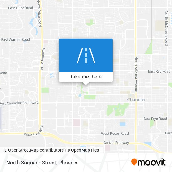 Mapa de North Saguaro Street