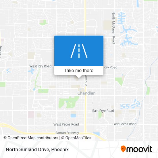 North Sunland Drive map