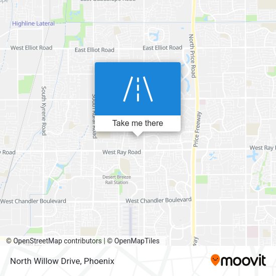 Mapa de North Willow Drive