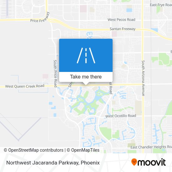 Northwest Jacaranda Parkway map