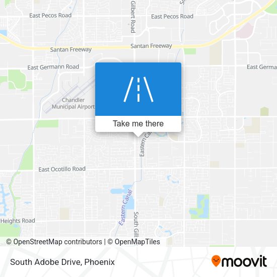Mapa de South Adobe Drive