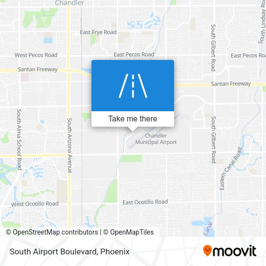 Mapa de South Airport Boulevard