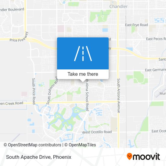 Mapa de South Apache Drive
