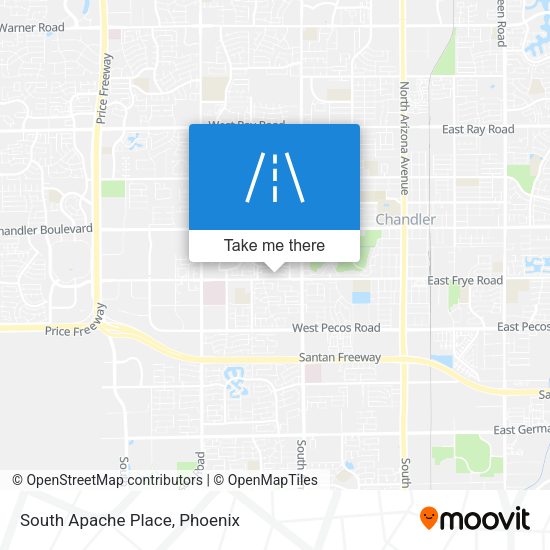 Mapa de South Apache Place