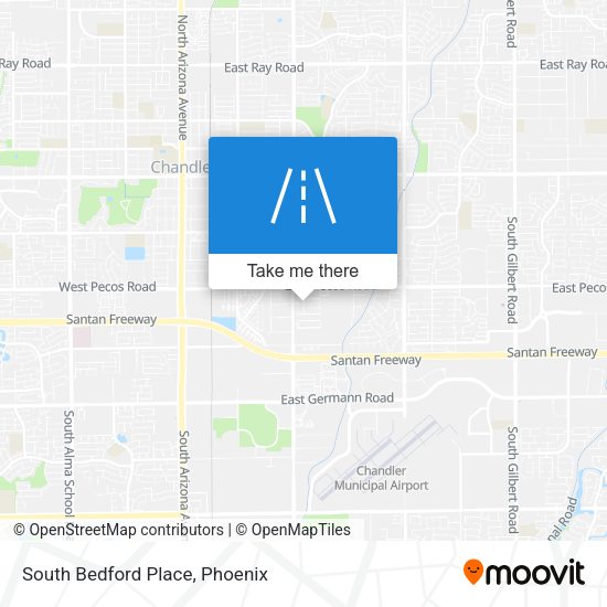 South Bedford Place map
