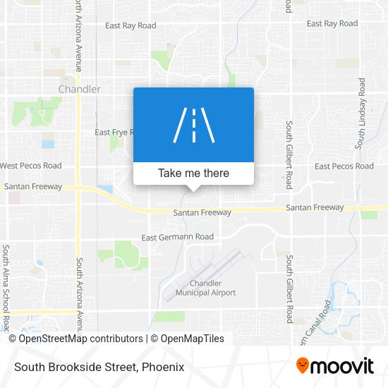 South Brookside Street map