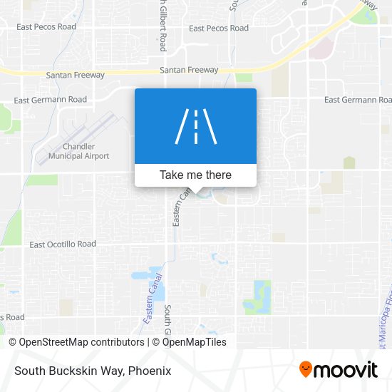 Mapa de South Buckskin Way
