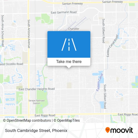 South Cambridge Street map
