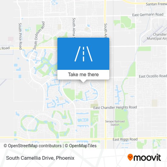 South Camellia Drive map