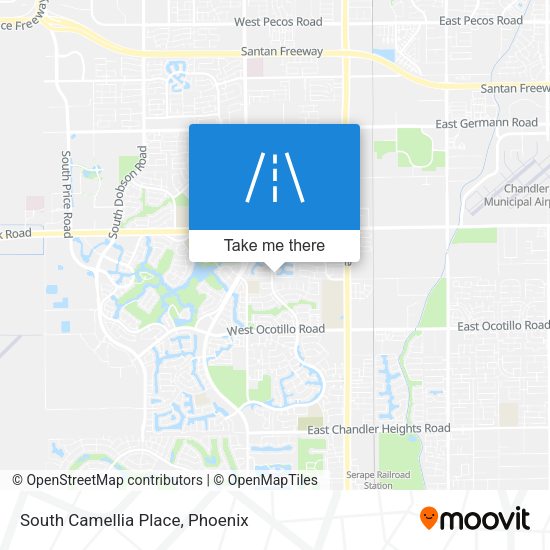 South Camellia Place map