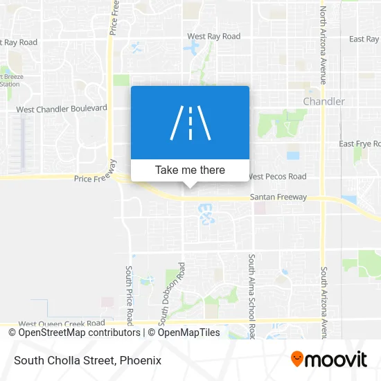 South Cholla Street map