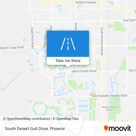 South Desert Gull Drive map
