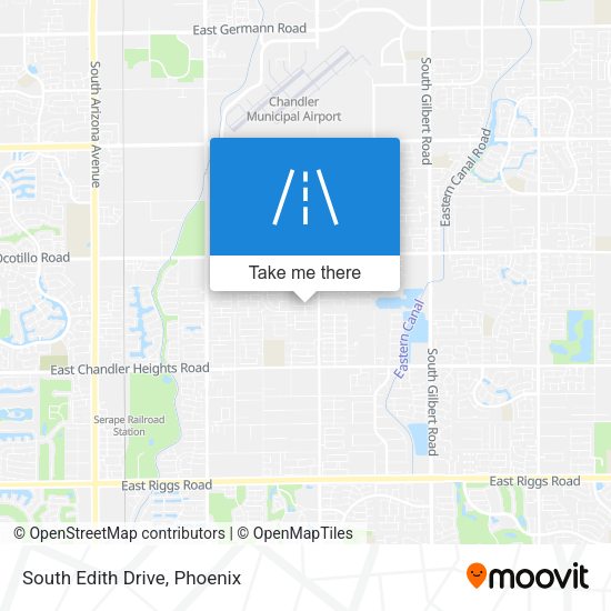 Mapa de South Edith Drive
