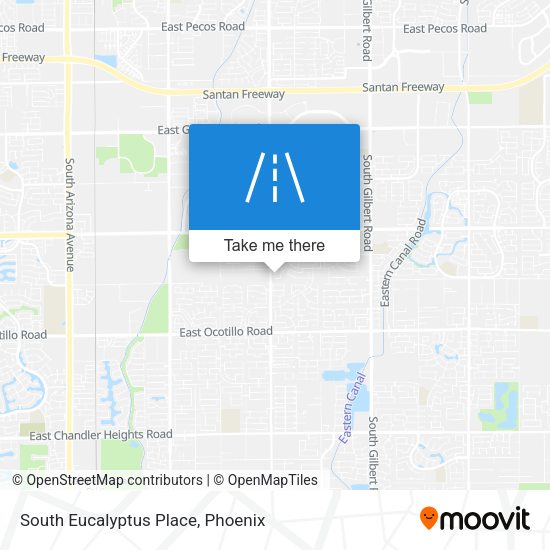 South Eucalyptus Place map