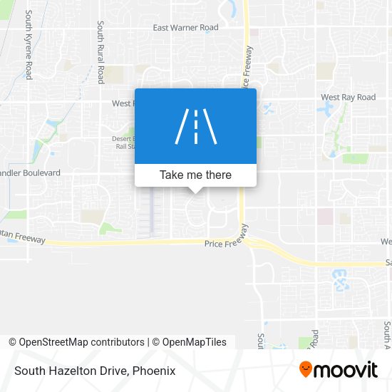 South Hazelton Drive map