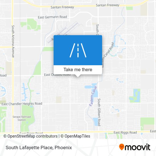 South Lafayette Place map