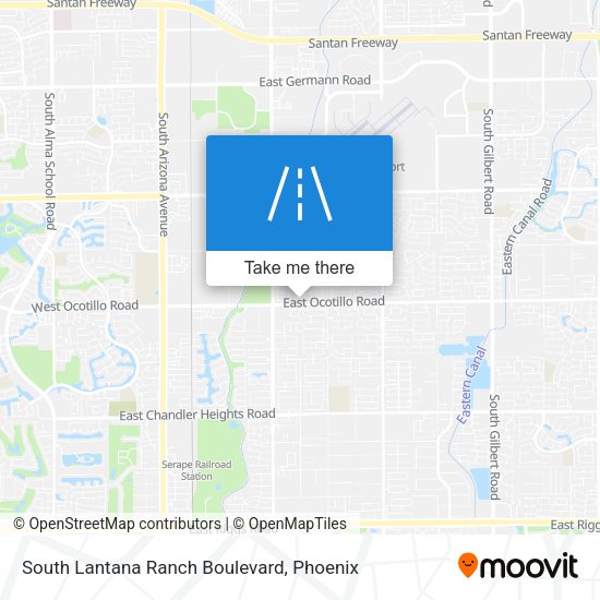 South Lantana Ranch Boulevard map