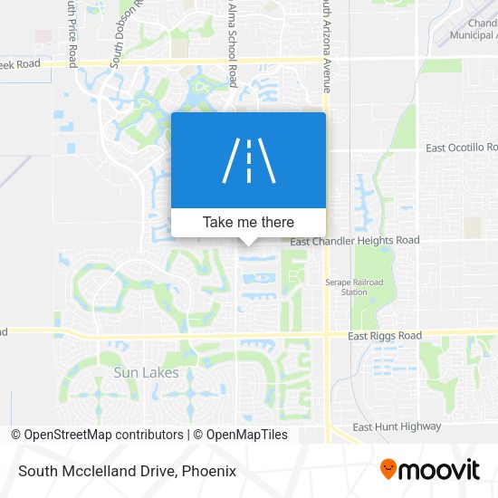 South Mcclelland Drive map