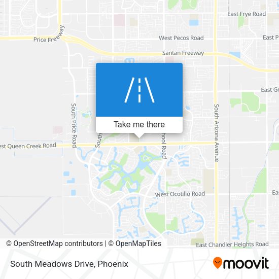 South Meadows Drive map