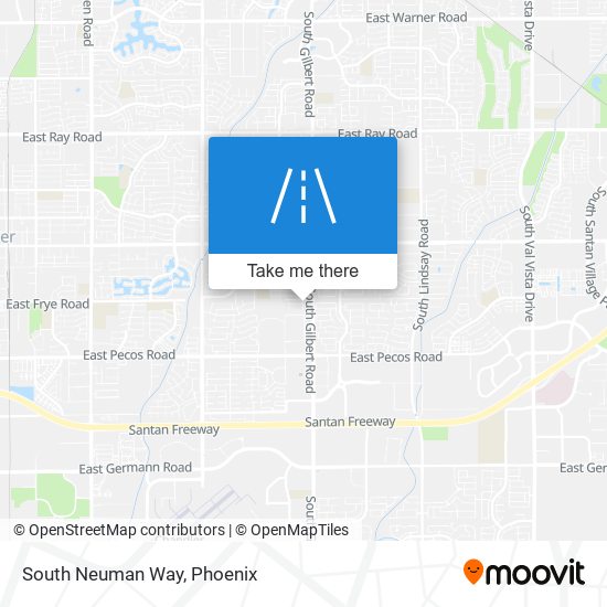 South Neuman Way map