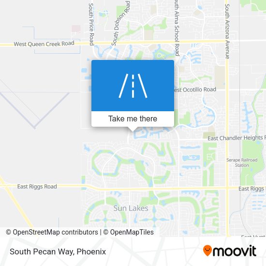 Mapa de South Pecan Way