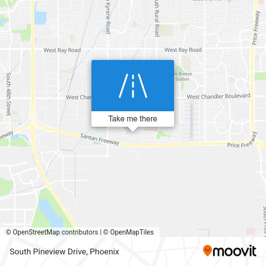 Mapa de South Pineview Drive