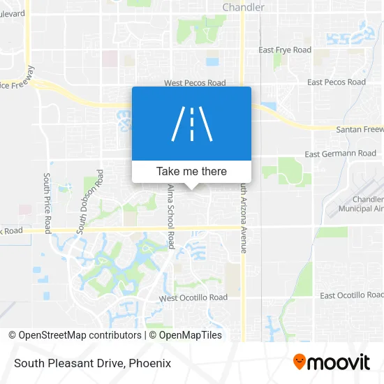 South Pleasant Drive map