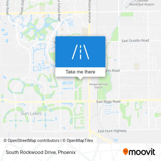 South Rockwood Drive map