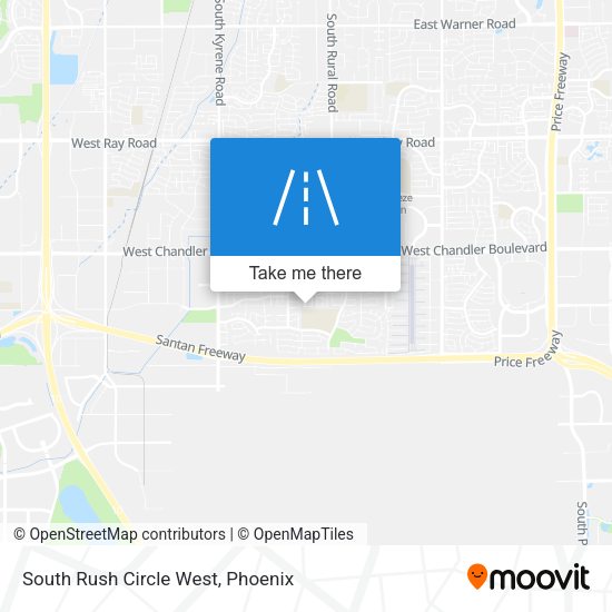 Mapa de South Rush Circle West