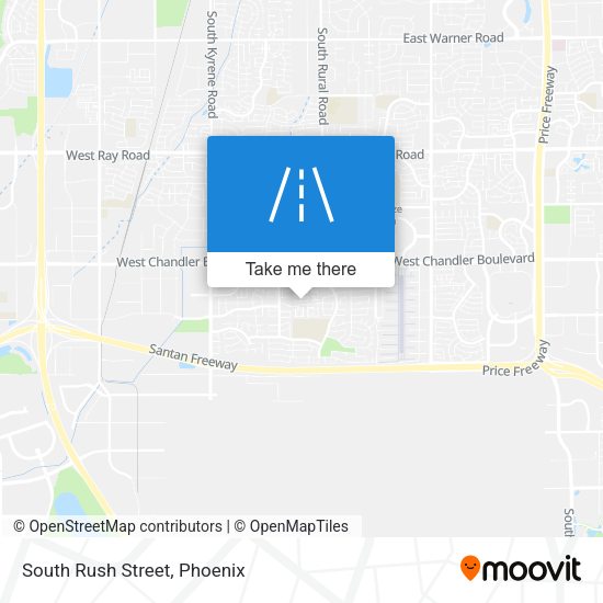 Mapa de South Rush Street