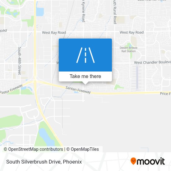 Mapa de South Silverbrush Drive